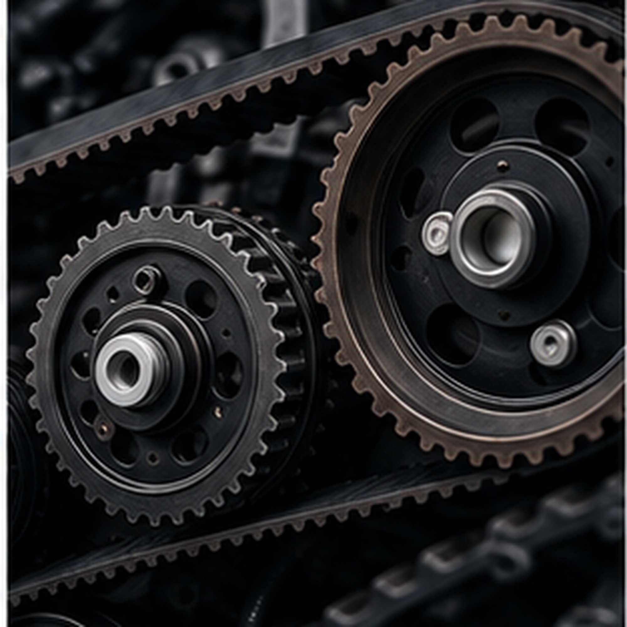 Distributieriem van een motor