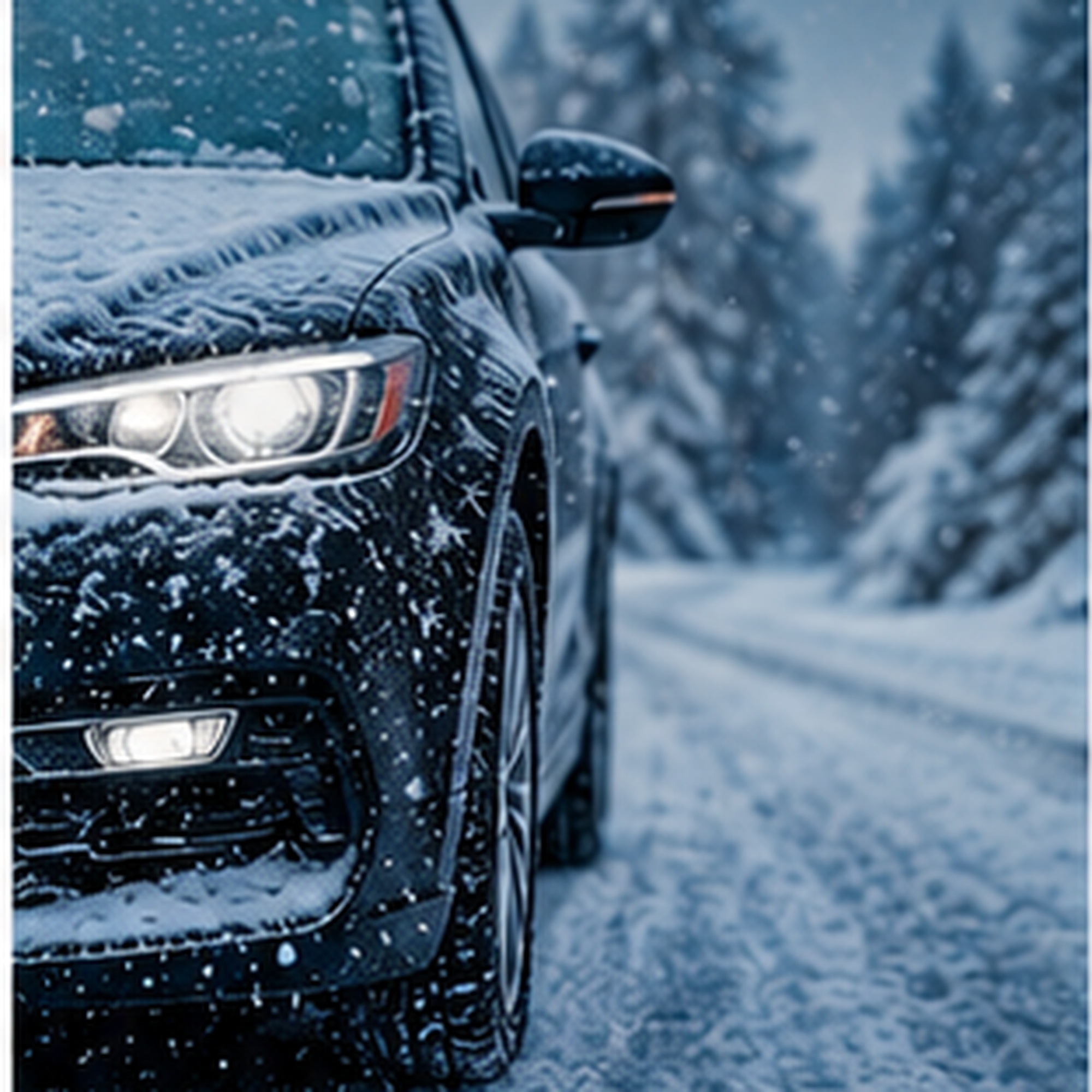 Auto in de winter